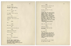 Moe Howard's 62pp. Script, Plus Run Down Page, for ''The Colgate Comedy Hour'' Airing 16 December 1951 -- Very Good Plus Condition